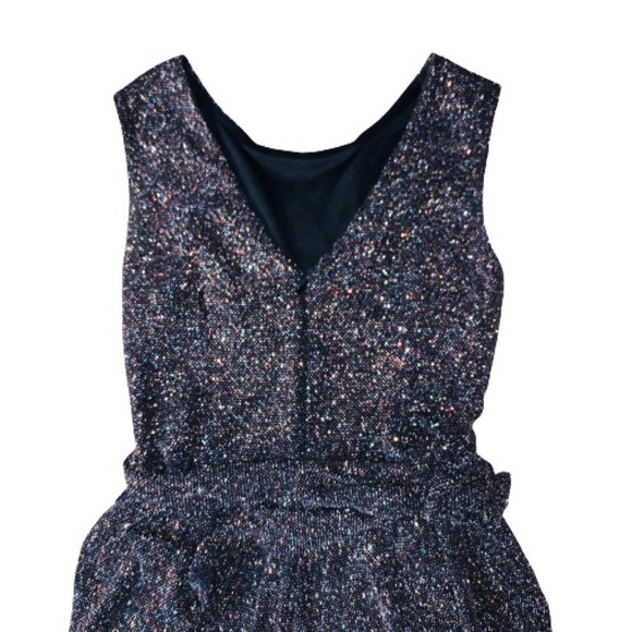 VINCE CAMUTO Jumpsuit Romper Pants Black Sparkle - Picture 9 of 14